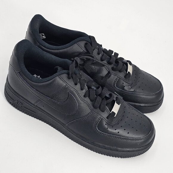 NIKE 315122-001 AIR FORCE 1 LOW BLACK MENS SNEAKER SIZE US 8.5 main image 5